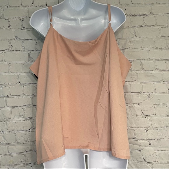 SHEIN Plus Contrast Chevron Panel Cami 3X - Picture 5 of 9